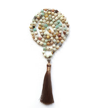 Lade das Bild in den Galerie-Viewer, Mala, Malakette,Mala kette, Meditationskette, Yogakette, Malakette handgemacht, 108 perlen Mala, Handgemachte Mala,