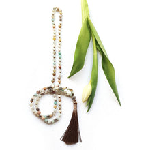 Lade das Bild in den Galerie-Viewer, Mala, Malakette,Mala kette, Meditationskette, Yogakette, Malakette handgemacht, 108 perlen Mala, Handgemachte Mala,