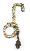 Lade das Bild in den Galerie-Viewer, Mala, Malakette,Mala kette, Meditationskette, Yogakette, Malakette handgemacht, 108 perlen Mala, Handgemachte Mala,