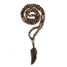 Lade das Bild in den Galerie-Viewer, Mala, Malakette,Mala kette, Meditationskette, Yogakette, Malakette handgemacht, 108 perlen Mala, Handgemachte Mala,