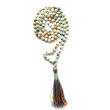 Lade das Bild in den Galerie-Viewer, Mala, Malakette,Mala kette, Meditationskette, Yogakette, Malakette handgemacht, 108 perlen Mala, Handgemachte Mala,