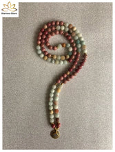 Lade das Bild in den Galerie-Viewer, Mala, Malakette,Mala kette, Meditationskette, Yogakette, Malakette handgemacht, 108 perlen Mala, Handgemachte Mala,