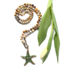 Lade das Bild in den Galerie-Viewer, Mala, Malakette,Mala kette, Meditationskette, Yogakette, Malakette handgemacht, 108 perlen Mala, Handgemachte Mala,
